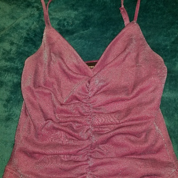 Metallic Purple Express Tank (club wear) - Make me - Picture 3 of 6